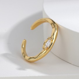 Bulk Gold Plated Small Adjustable Ring 