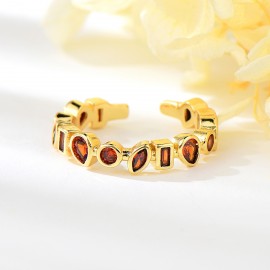 Shop Gold Plated Delicate Adjustable Ring