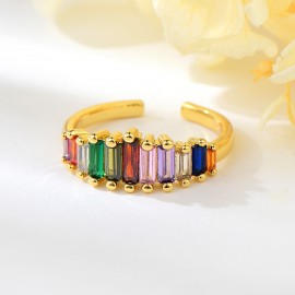 Delicate Gold Plated Adjustable Ring at Unbeatable Price