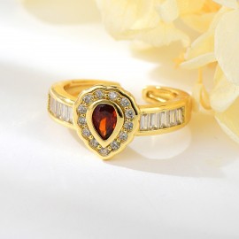 Featured Red Small Adjustable Ring 